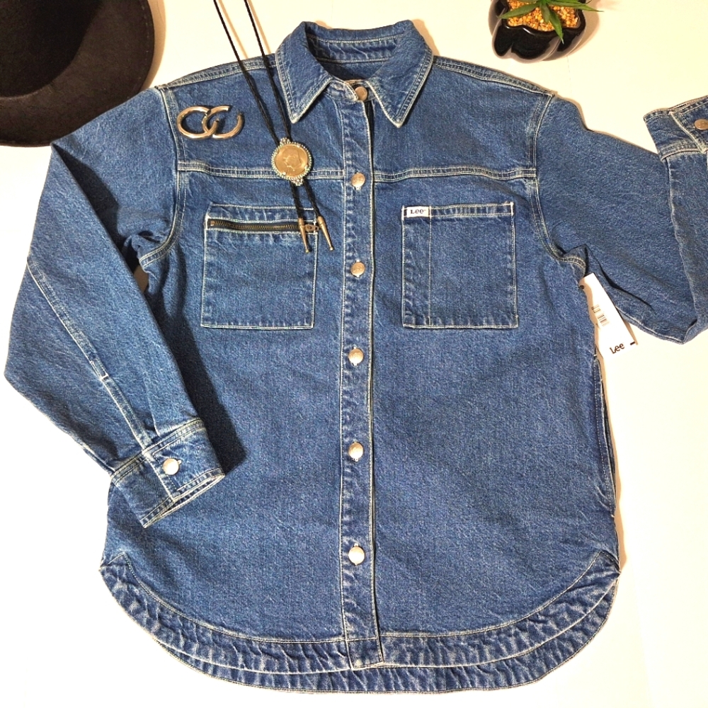 💎NEW Lee Workwear Oversized Denim Shacket